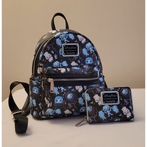 Haunted Mansion Loungefly 2021 Backpack and matching wallet